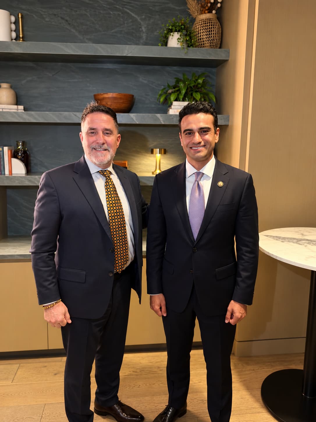 Empower Chief Growth Officer Anthony Conti, left, with Congressman Abe Hamadeh in Phoenix