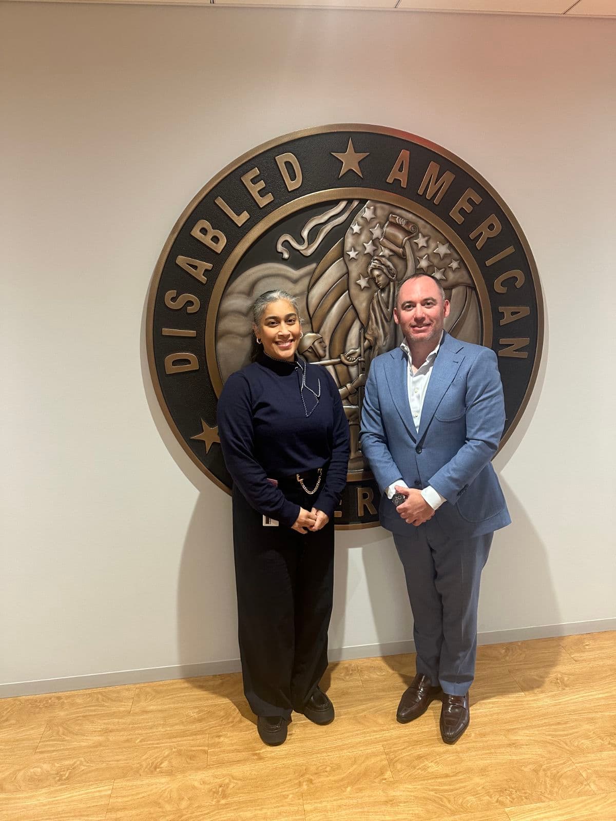 Empower CEO Dr. Yisroel Loeb during a meeting with Disabled American Veterans