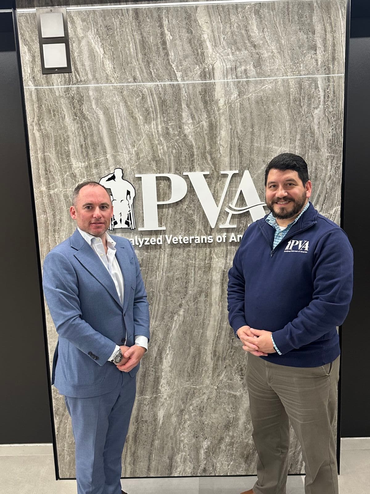 Empower CEO Dr. Yisroel Loeb during a meeting with Paralyzed Veterans of America